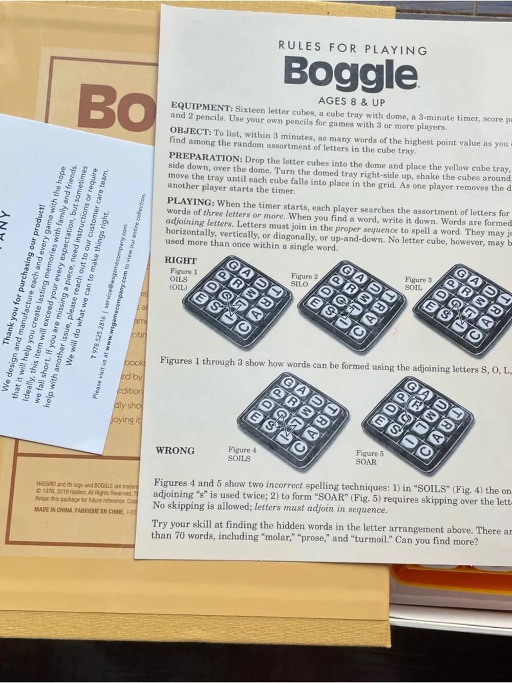 Boggle Vintage Bookshelf Edition Board Game - BNWOT - Picture 6 of 12